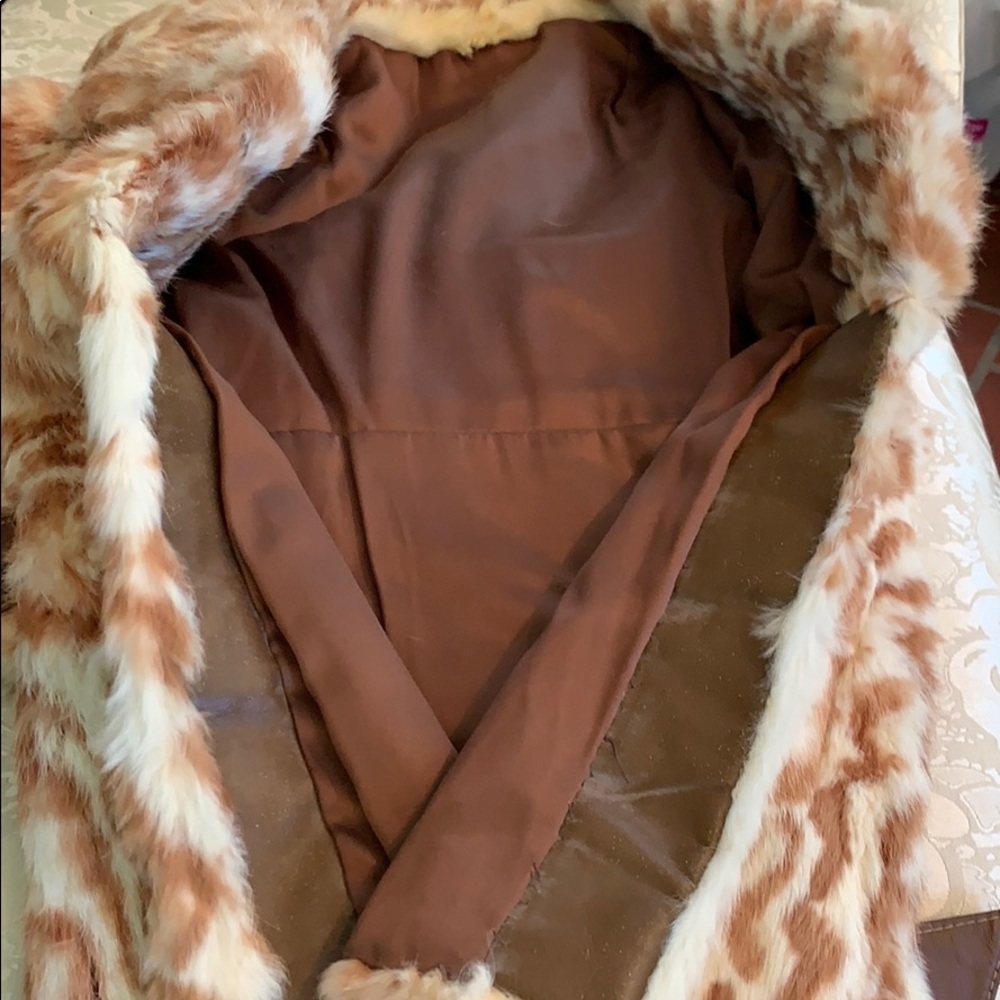 Authentic Gorgeous Multicolored Rabbit Fur - Picture 8 of 10